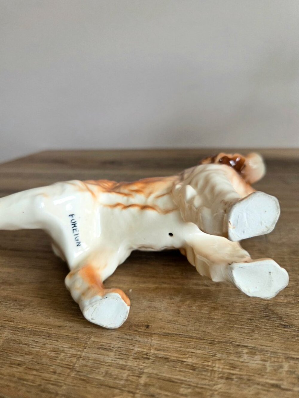 Vintage Foreign Ceramic Porcelain Cocker Spaniel Dog figuring Home Decor 5 1/4'' - Picture 6 of 6